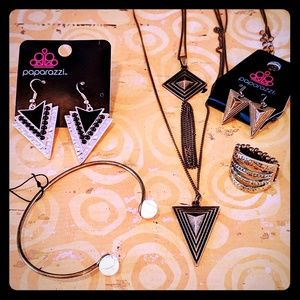 Paparazzi Jewelry Lot Bracelet Earrings Necklace